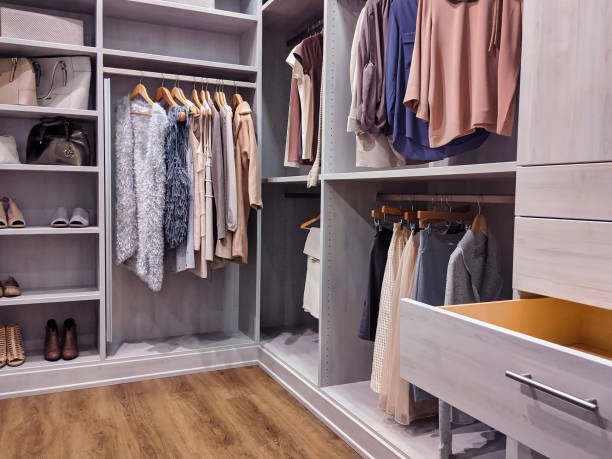 custom walk in closet design